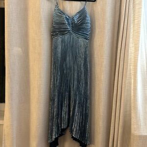 WHBM Metallic Formal Dress